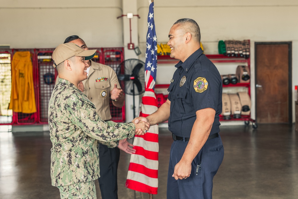 Navy Reserve Establishes First Fire and Emergency Services Unit on Guam