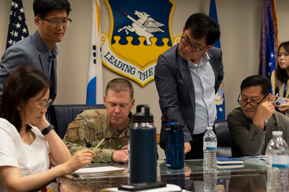 51st Fighter Wing, city council celebrate 51 years of partnership