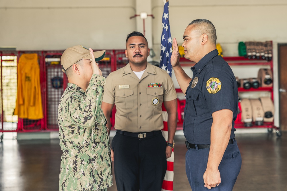 Navy Reserve Establishes First Fire and Emergency Services Unit on Guam
