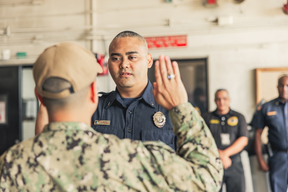 Navy Reserve Establishes First Fire and Emergency Services Unit on Guam