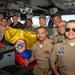 Colombian War College Tours USS Carl Vinson (CVN 70)