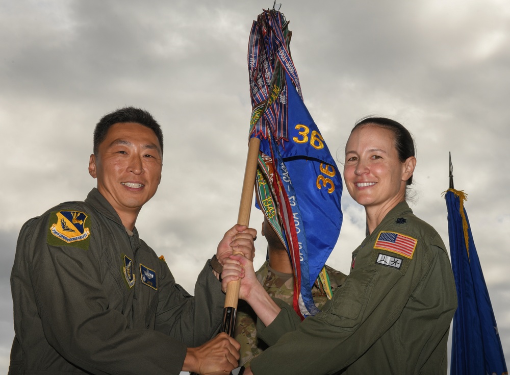 36th Airlift Squadron change of command