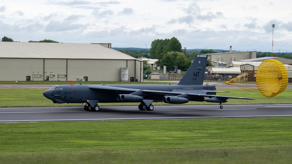 69th Expeditionary Bomb Squadron B-52s execute Bomber Task Force 24-3