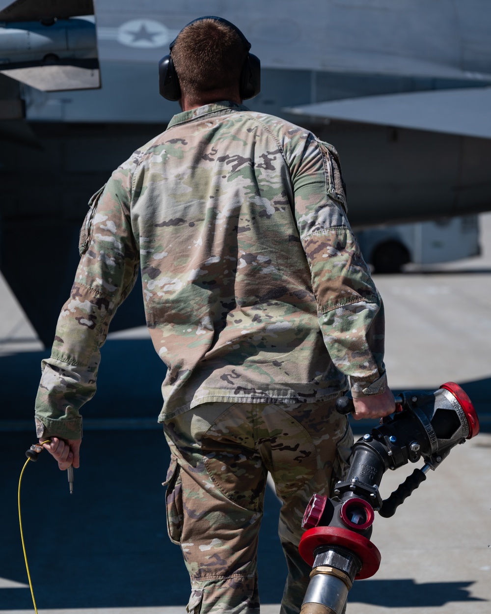 F-16 Hot Pit Refueling at Astral Knight 24