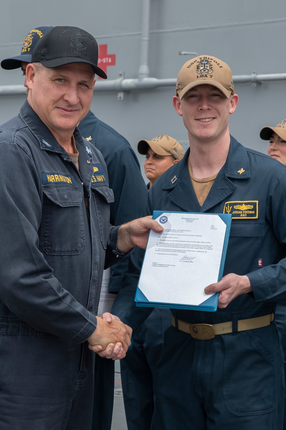 USS Tripoli Awards Ceremony