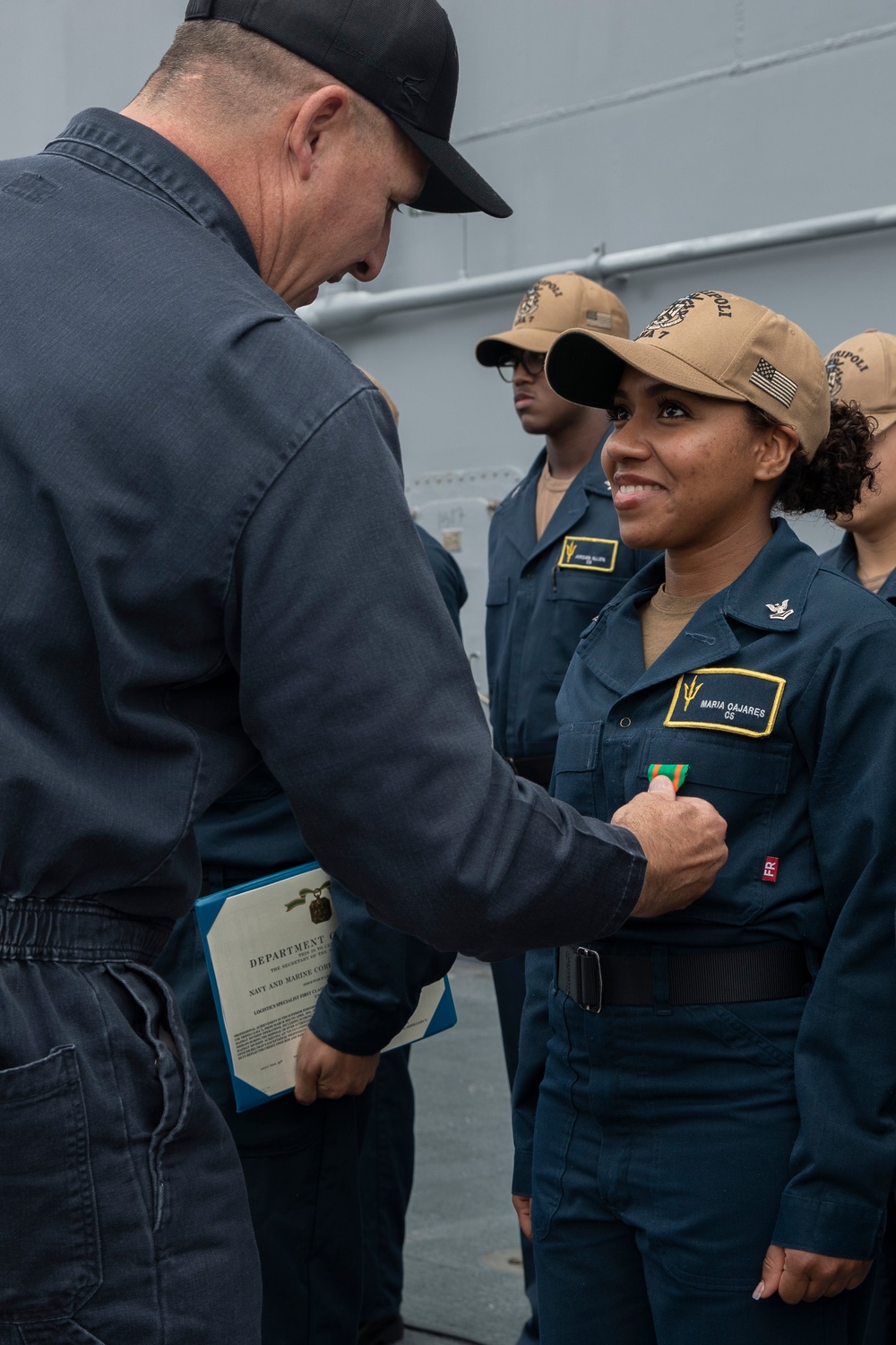 USS Tripoli Awards Ceremony