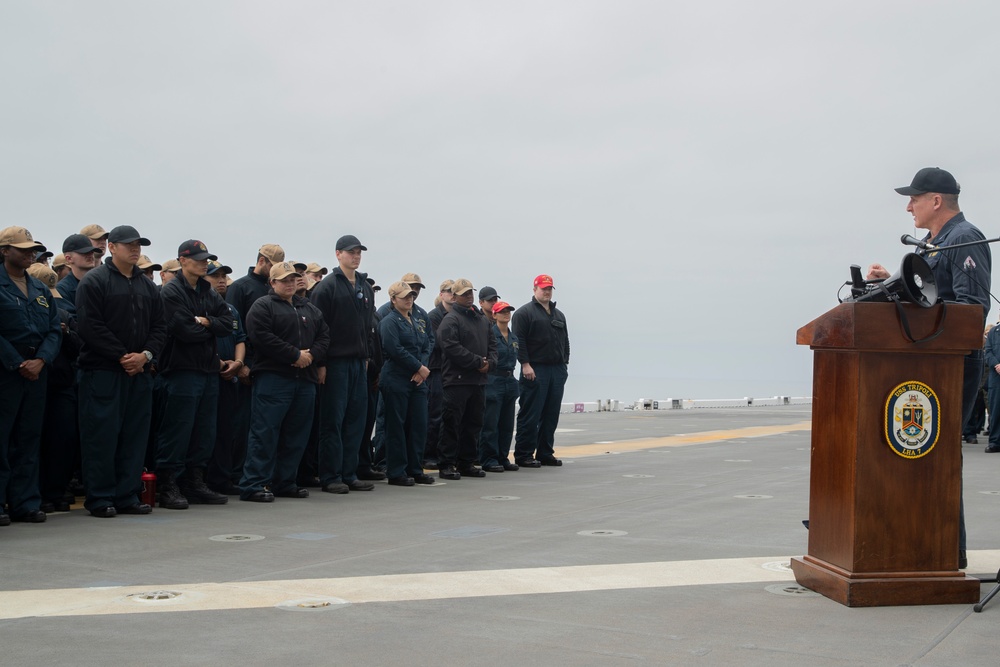 USS Tripoli Awards Ceremony