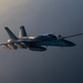KC-135 refuels U.S. Navy Fighters in U.S. Central Command