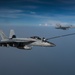 KC-135 refuels U.S. Navy Fighters in U.S. Central Command