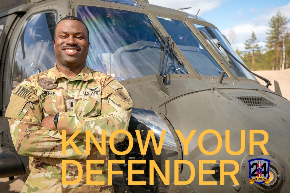 Know your Defender 1st Lt. Matthew Coffee