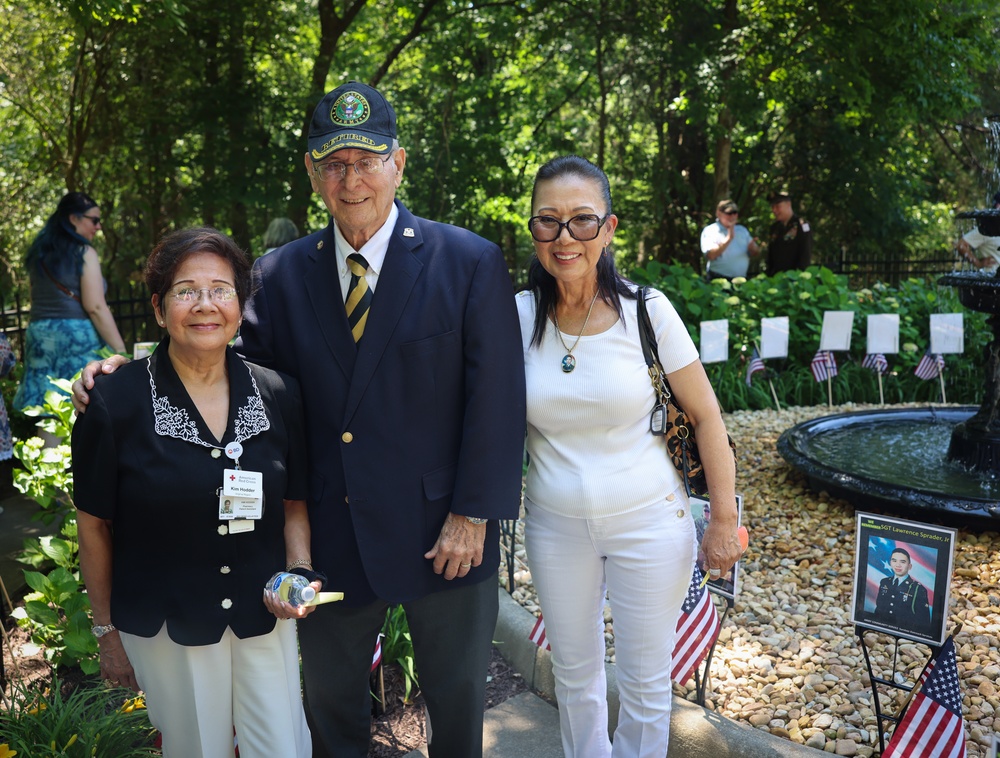 Butterflies released in honor of the fallen