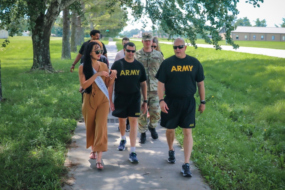 U.S. America Ms. 2023 Visits Fort Campbell SRU