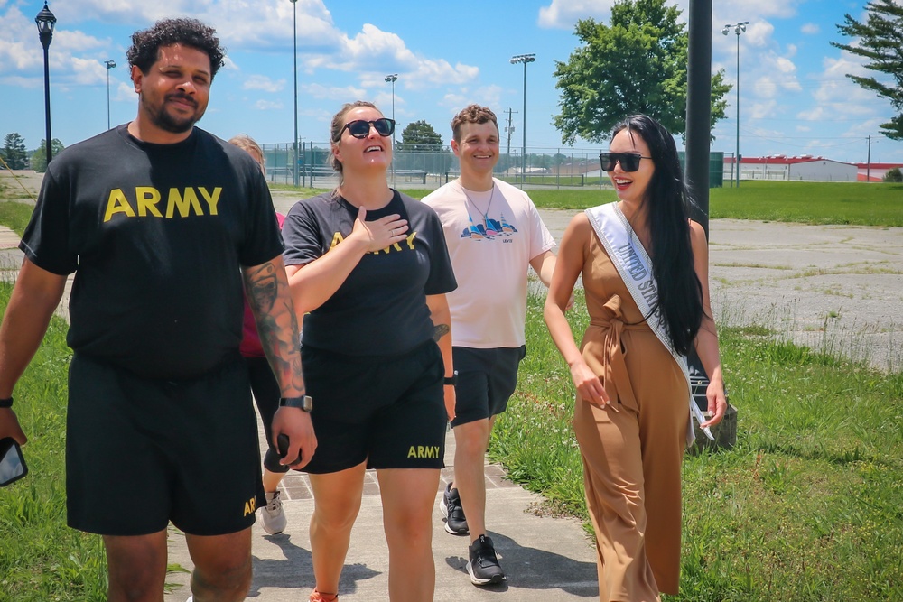 U.S. America Ms. 2023 Visits Fort Campbell SRU