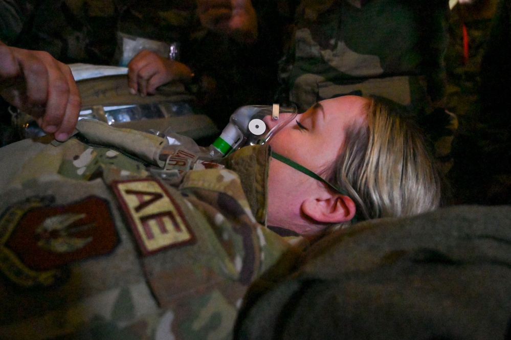 Combined in-flight AE training at African Lion 2024