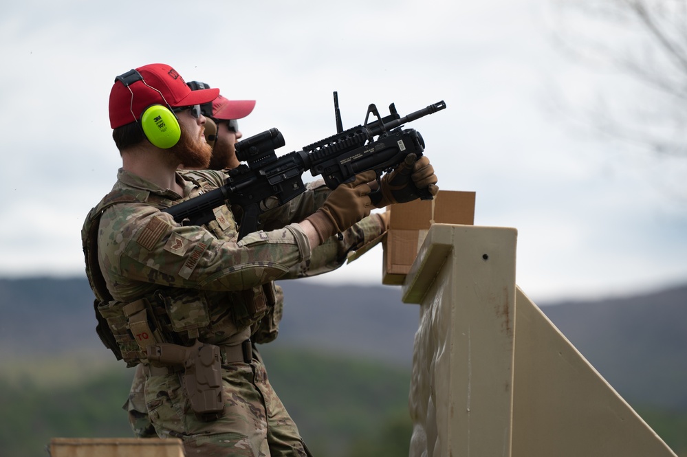 157th Security Forces Squadron trains at Camp Ethan Allen