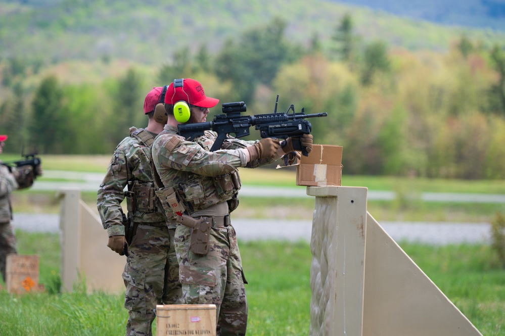 157th Security Forces Squadron trains at Camp Ethan Allen