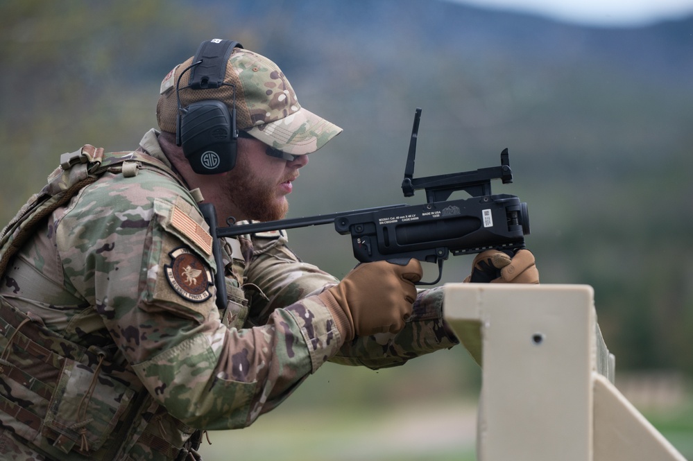 157th Security Forces Squadron trains at Camp Ethan Allen