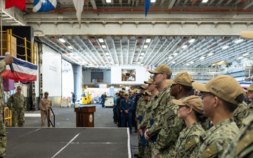 USS Bataan promotes Sailors