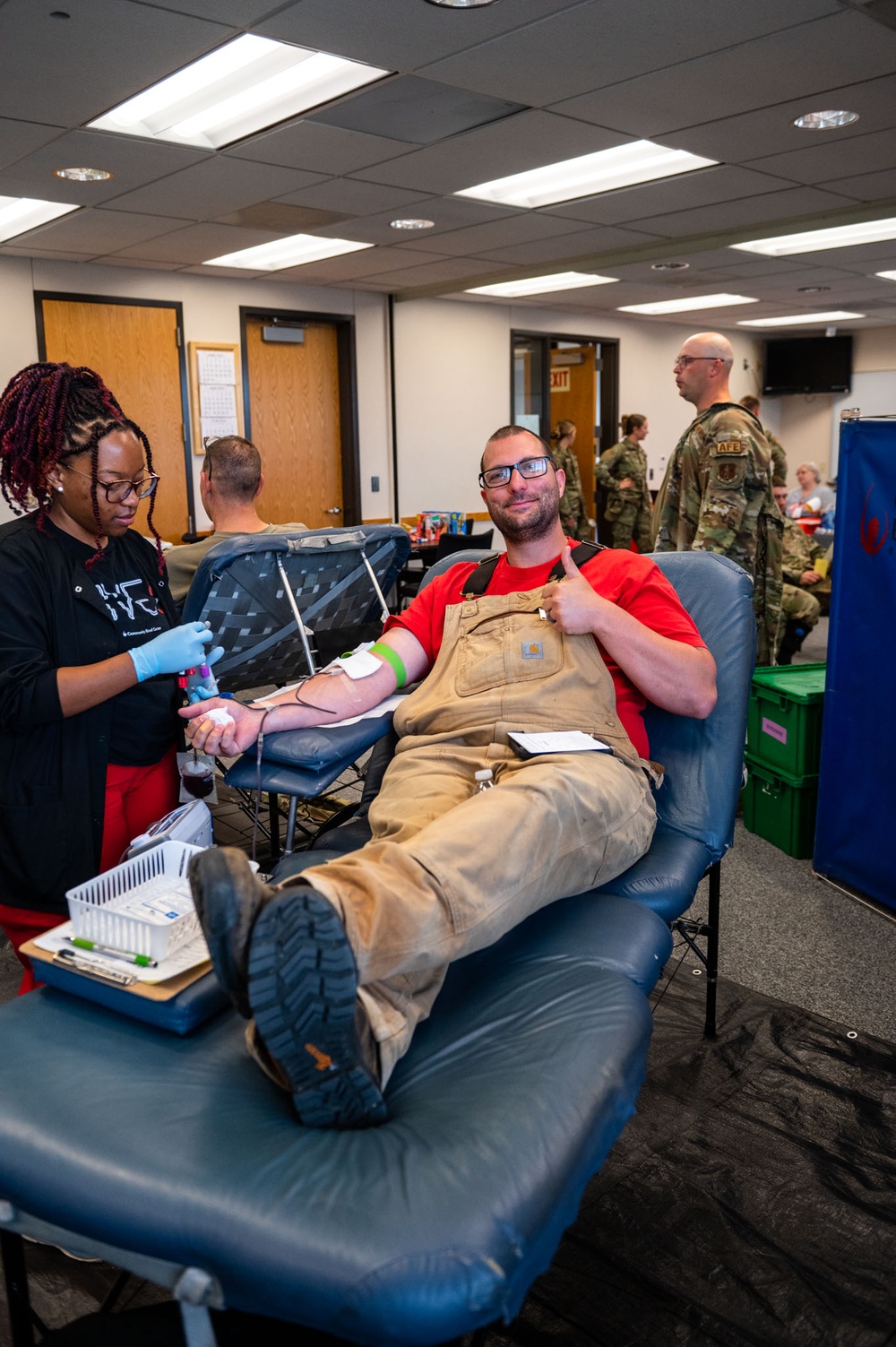 Members save lives by donating blood