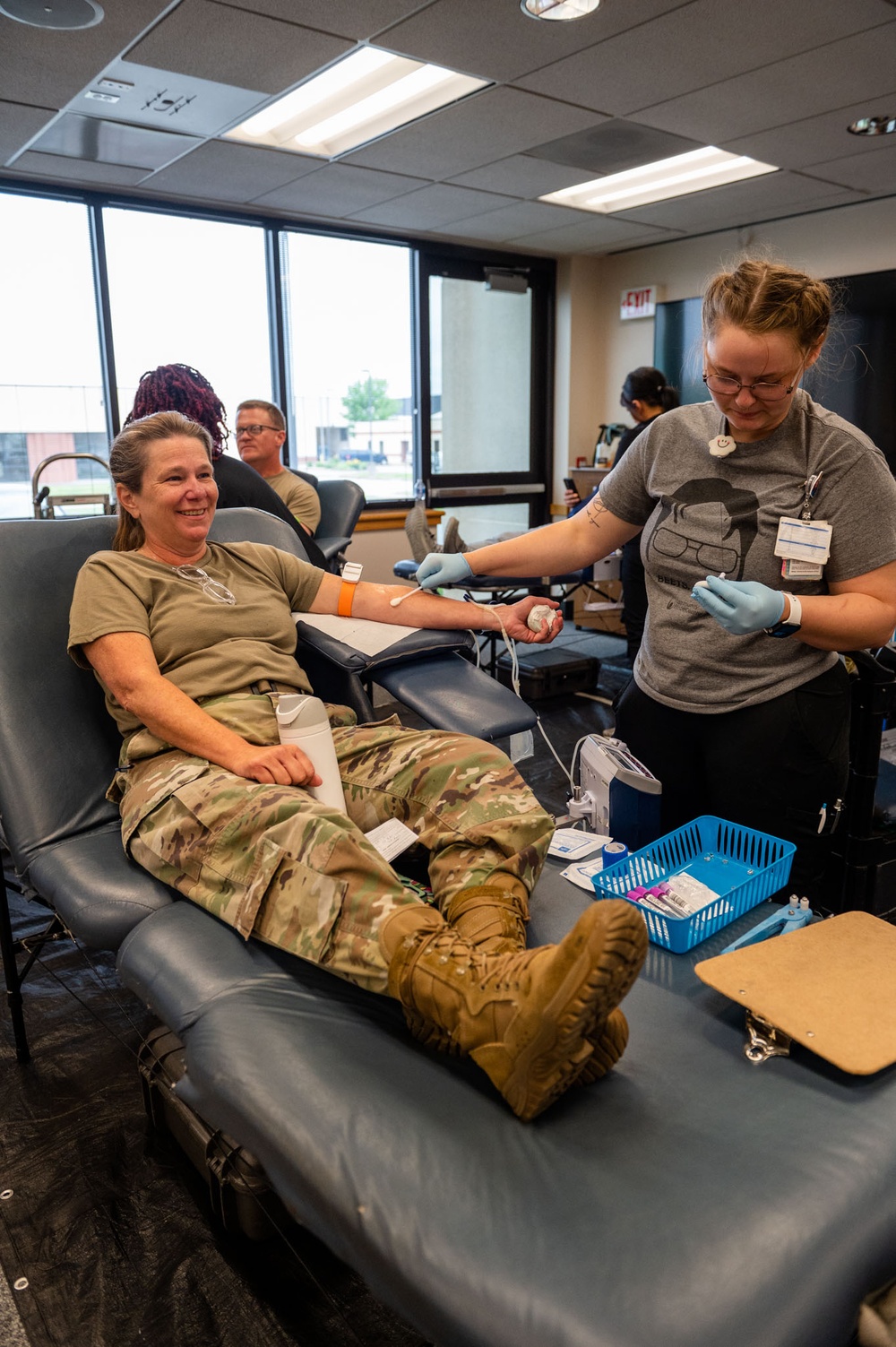 Members save lives by donating blood