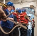 USS Ronald Reagan (CVN 76) conducts a fueling-at-sea with USNS John Ericsson (T-AO 194)