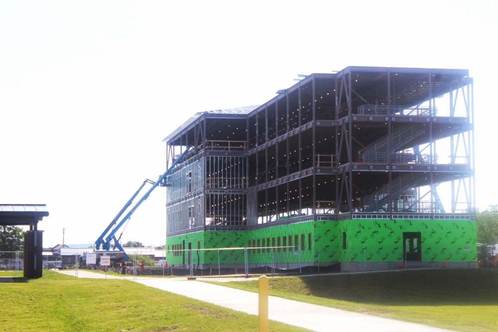May 2024 barracks construction operations at Fort McCoy
