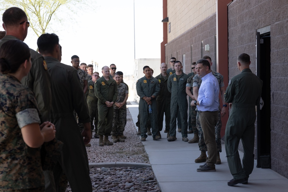 Assistant Secretary of the Navy visits MCAS Yuma