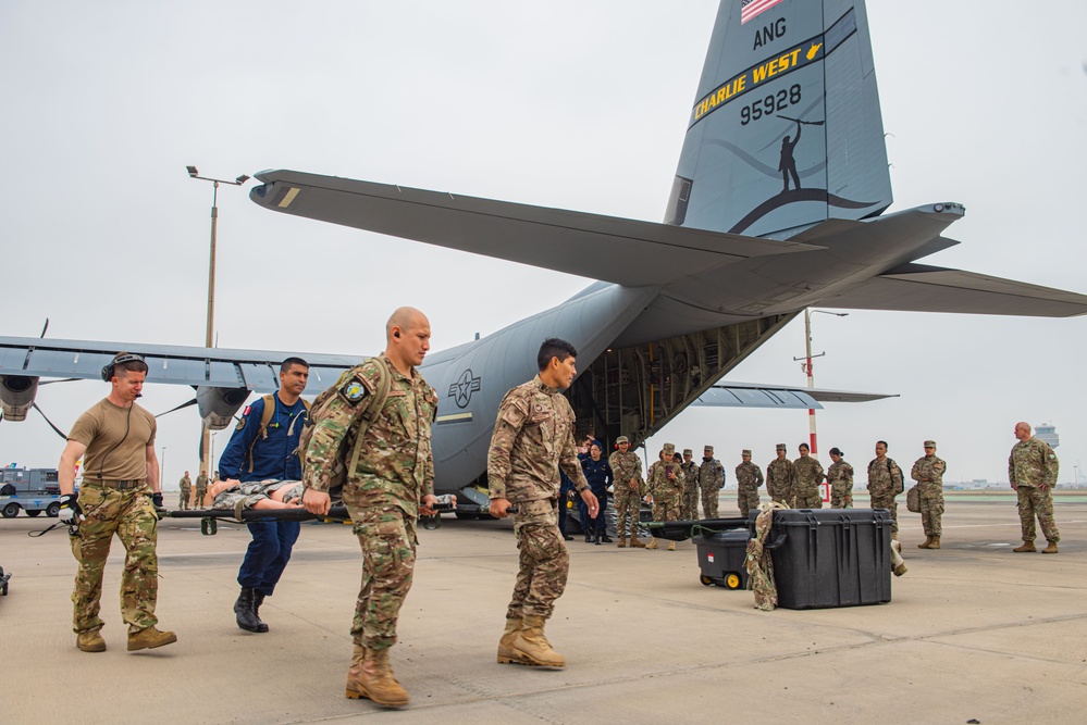 Peru, US partner for aeromedical evacuation training at Resolute Sentinel 2024