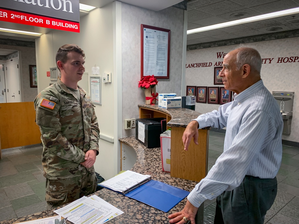 Retired U.S. Army Deputy Surgeon General visits BACH