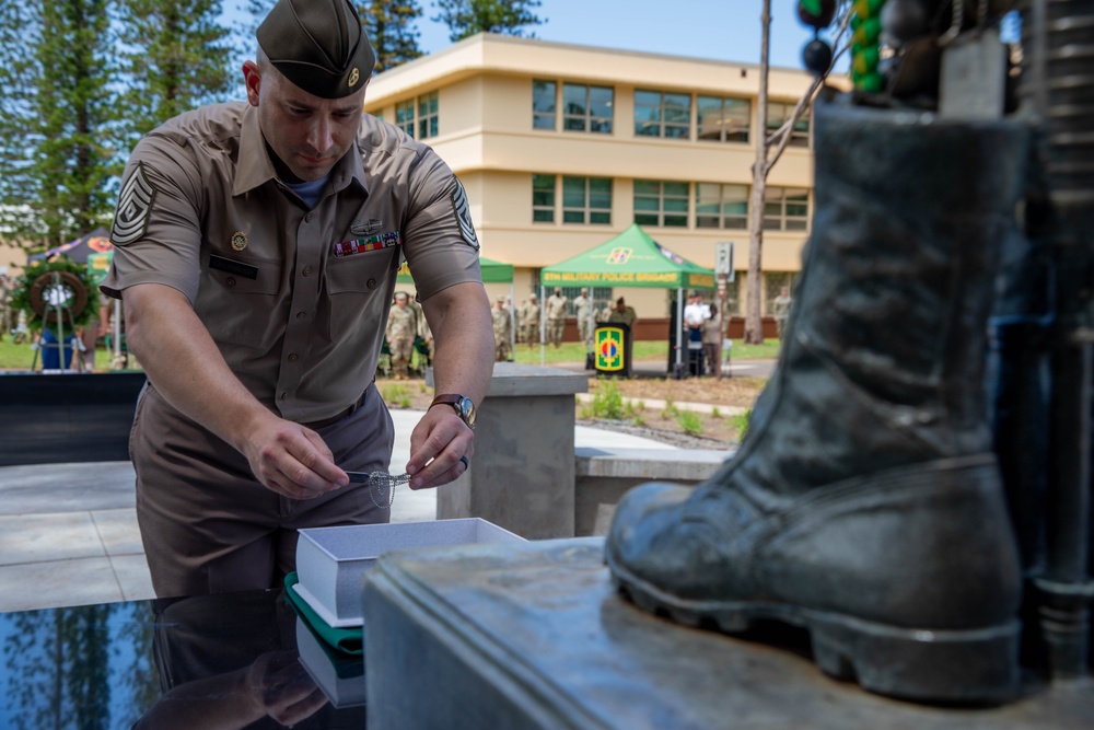 Watch Dogs re-dedicate Memorial