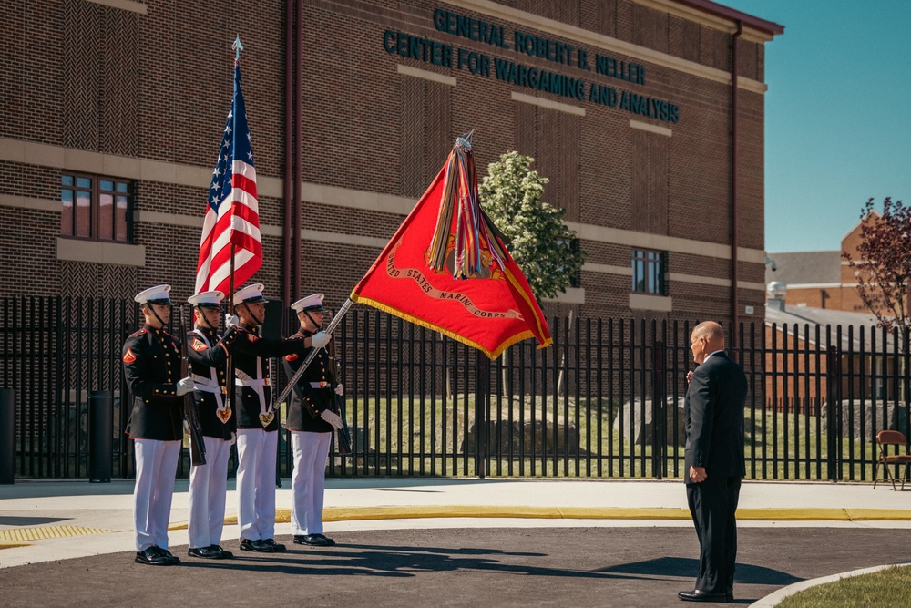 The Dedication Ceremony for the General Robert B. Neller Center for Wargaming and Analysis