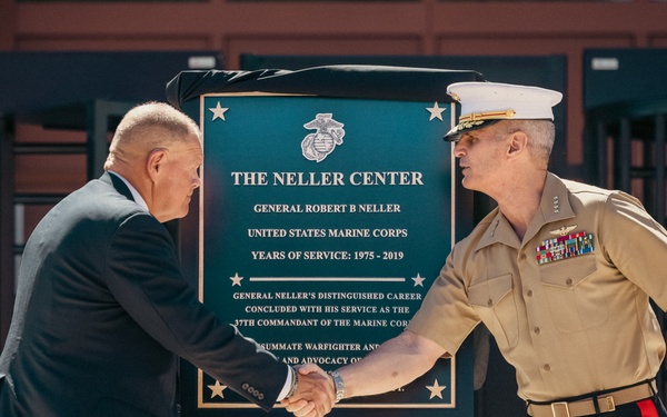 The Dedication Ceremony for the General Robert B. Neller Center for Wargaming and Analysis