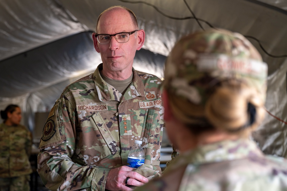 Air Force Materiel Command command team visits Holloman