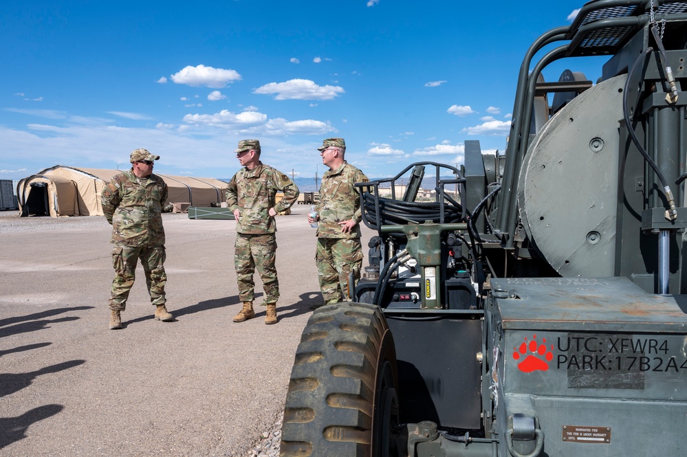 Air Force Materiel Command command team visits Holloman
