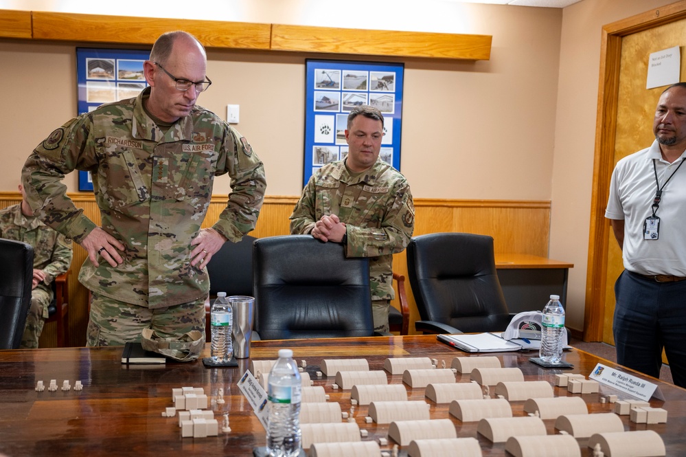 Air Force Materiel Command command team visits Holloman