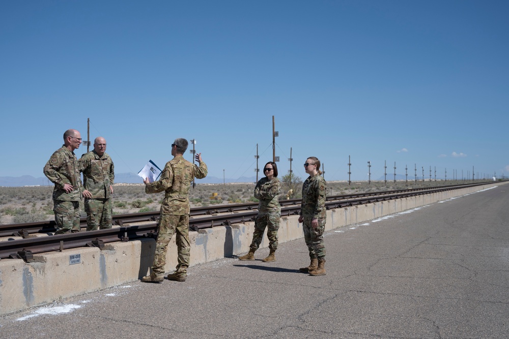 Air Force Materiel Command command team visits Holloman