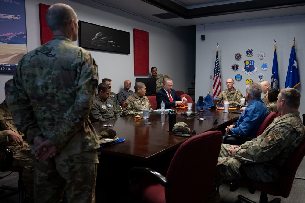 Air Force Materiel Command command team visits Holloman