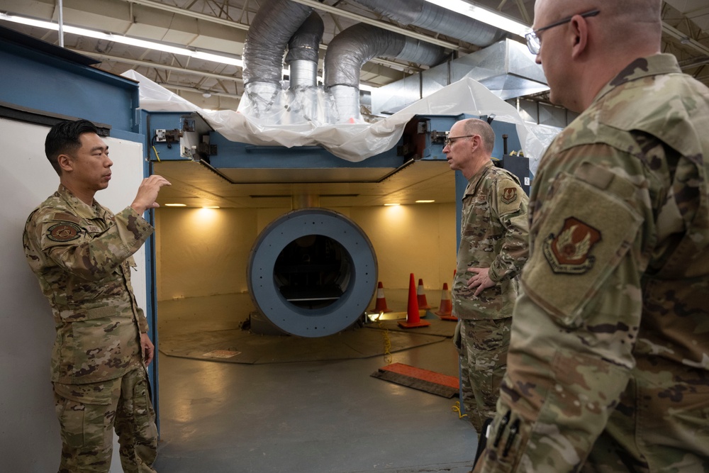 Air Force Materiel Command command team visits Holloman