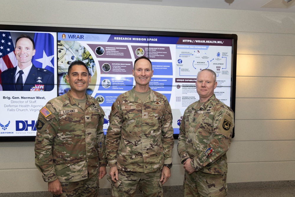 WRAIR Hosts Brig. Gen. Norman West