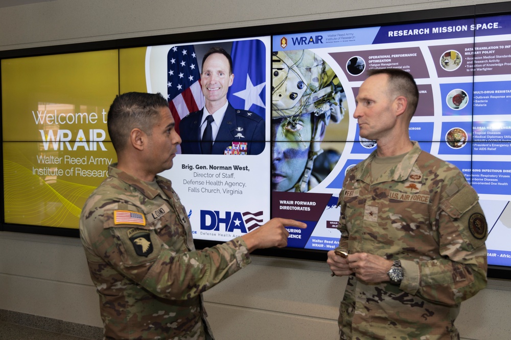 WRAIR Hosts Brig. Gen. Norman West