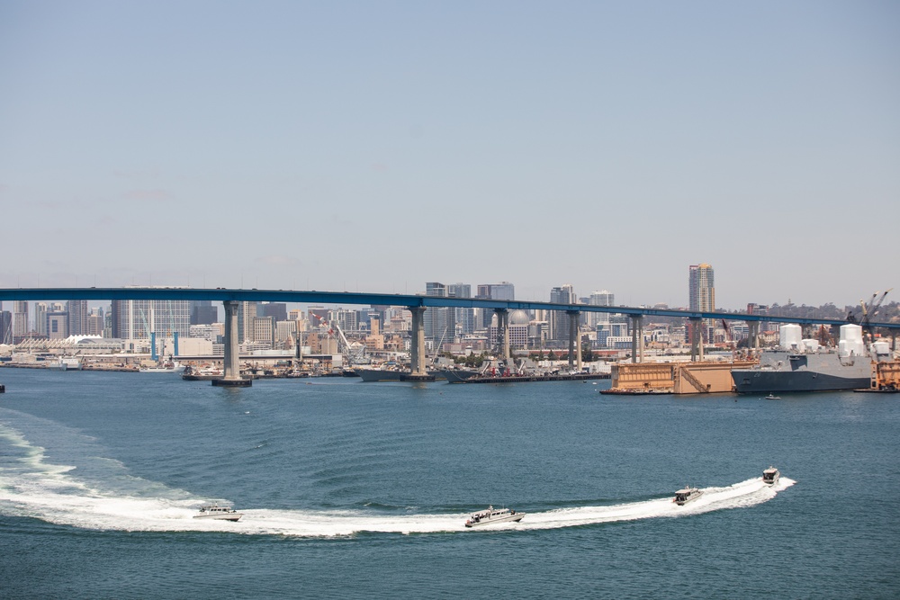 MSRON 3 Training in San Diego Bay