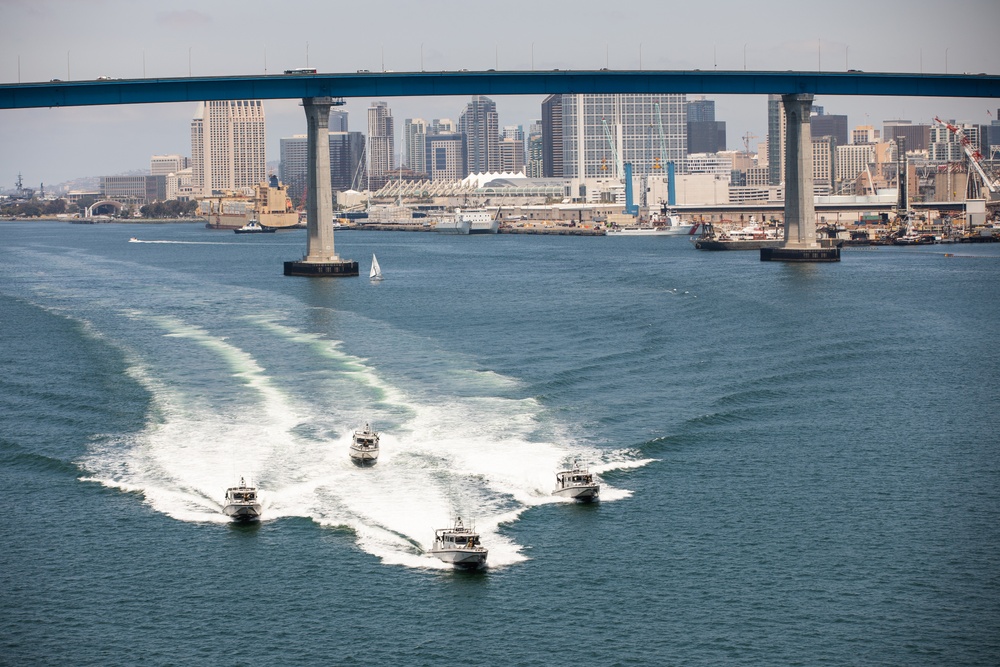 MSRON 3 Training in San Diego Bay