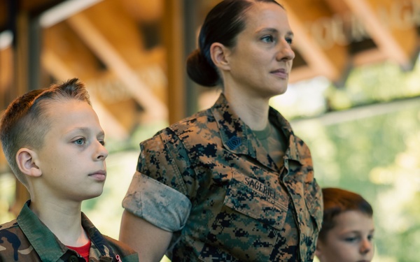 U.S. Marine Corps Master Sgt. Amanda Sagebiel retires after 21 years of service