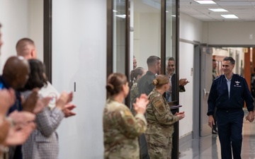 Vice Chief of the National Guard Bureau Lt. Gen. Sasseville Receives Clap-Out Ceremony at the Pentagon