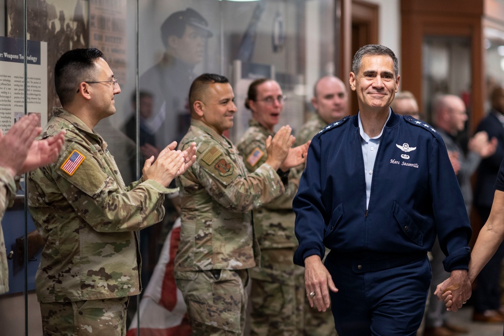 Vice Chief of the National Guard Bureau Lt. Gen. Sasseville Receives Clap-Out Ceremony at the Pentagon