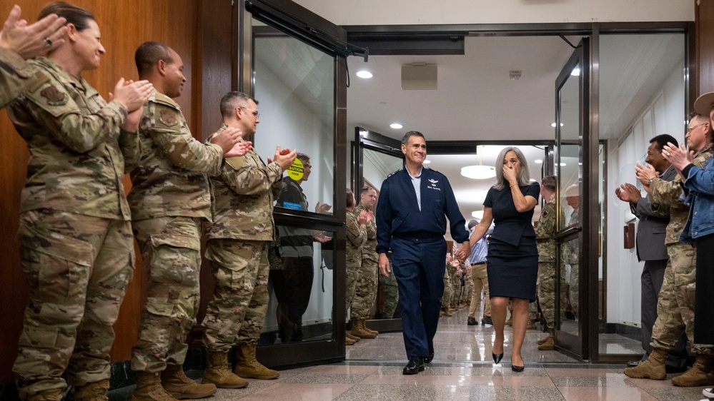 Vice Chief of the National Guard Bureau Lt. Gen. Sasseville Receives Clap-Out Ceremony at the Pentagon