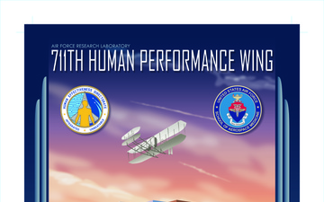 711th Human Performance Wing Poster - Wright Patterson Air Force Base, Ohio