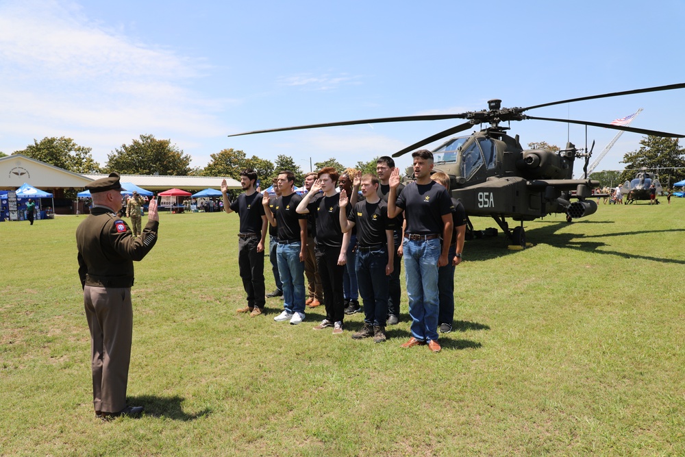 Fort Novosel Enlistment Ceremony