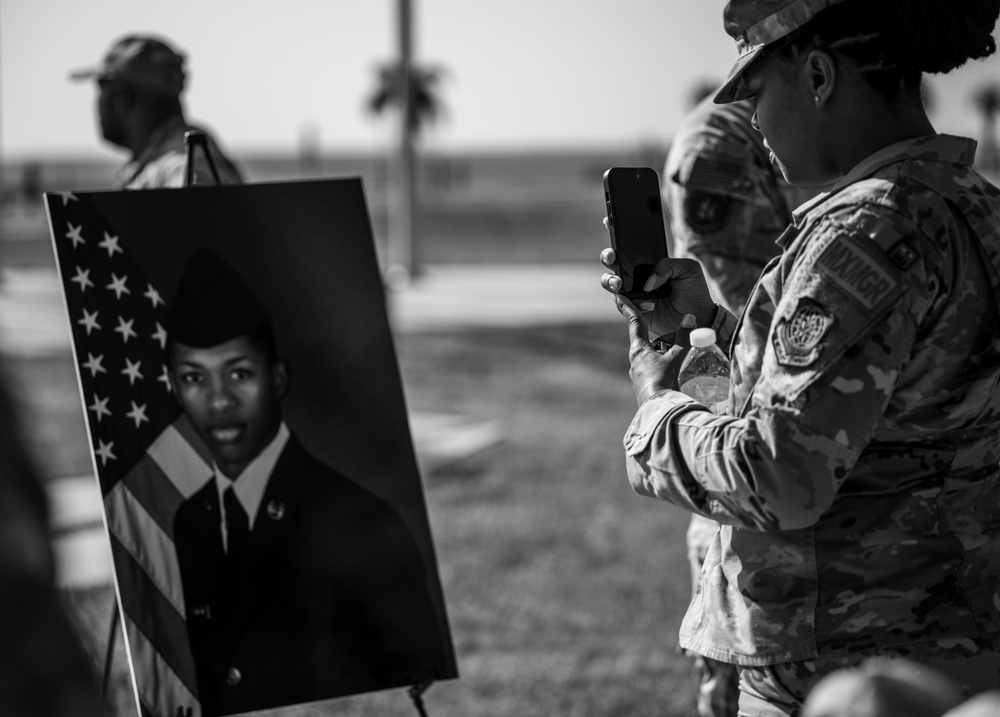 MacDill Airmen honor Senior Airman Fortson during Candlelight Vigil