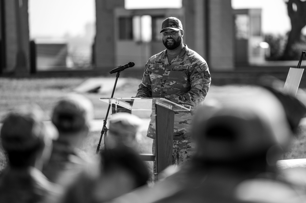 MacDill Airmen honor Senior Airman Fortson during Candlelight Vigil